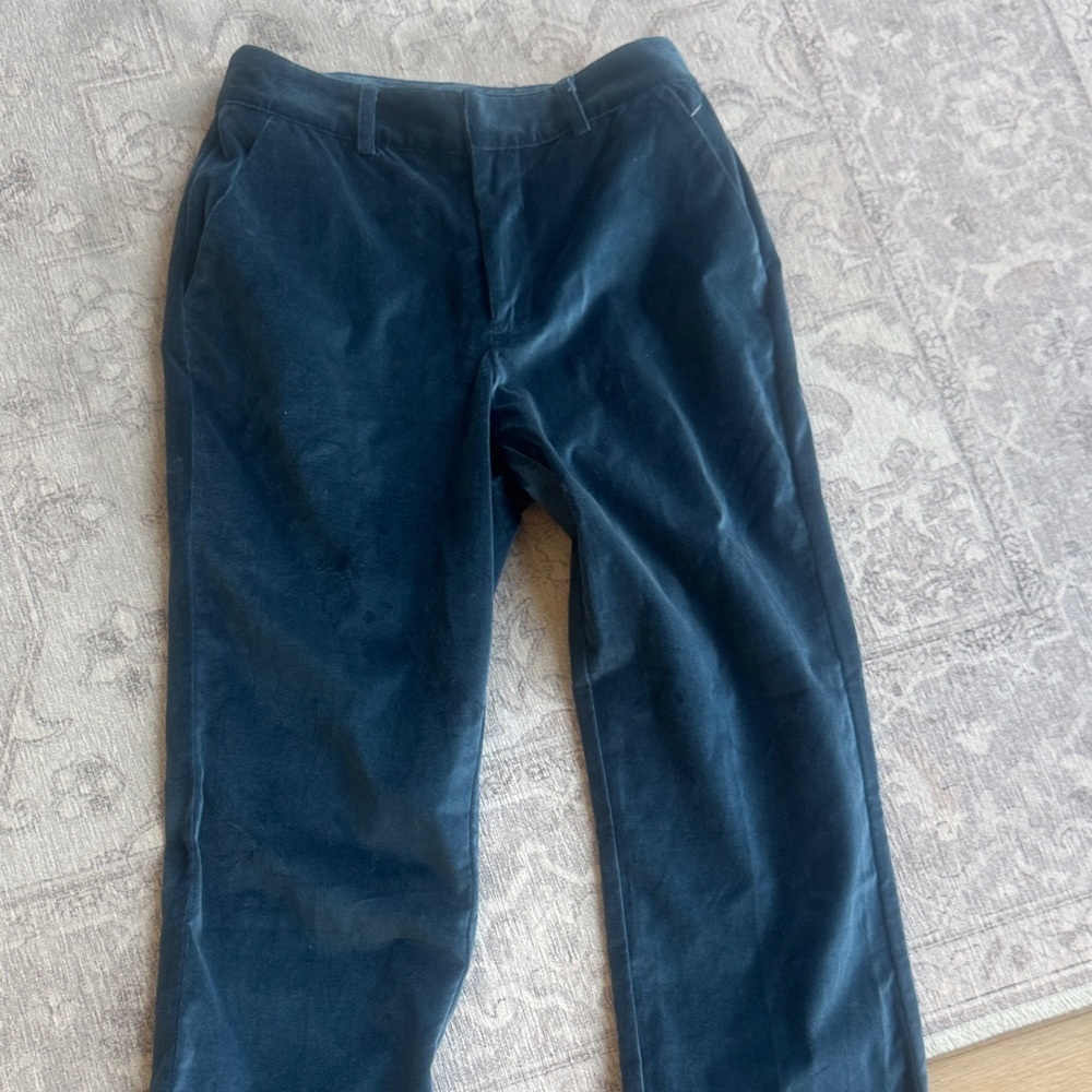 cinq a sept Navy Blue Flared Trousers - Picture 7 of 10